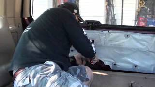 Ford Expedition Lift Gate Repair 1997 - 2000 Screw Ford and their 60 bucks! 15 cent zip tie works