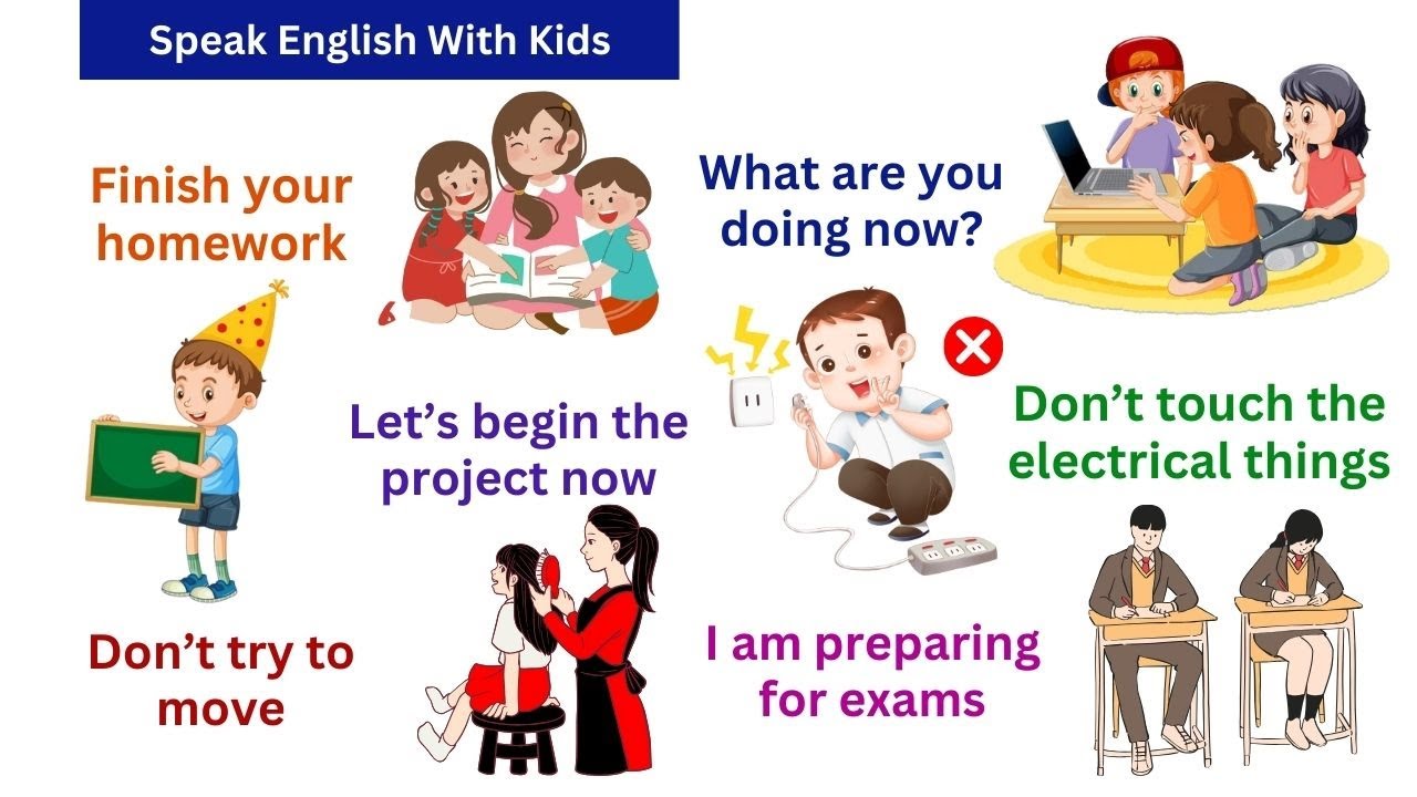 Speak English With Kids | Daily Use English With Sentences | Spoken English for Kids