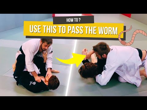 How to Pass the Worm Guard in Jiu Jitsu (NEVER GET STUCK AGAIN!)