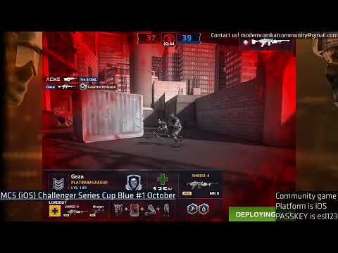 MC5 (iOS) Challenger Series Cup Blue #1 October