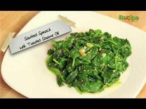 How to Make Sauteed Spinach with Sesame Oil