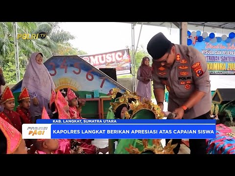 KAPOLRES LANGKAT HADIRI WISUDA KELULUSAN PELAJAR