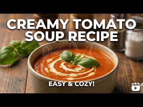 The BEST Creamy Tomato Soup Recipe (With Roasted Red Peppers!) | Ultimate Comfort Food