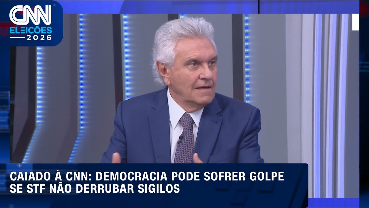 Caiado afirma à CNN que democracia pode sofrer golpe se STF não derrubar sigilos | CNN ELEIÇÕES