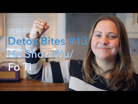 He Shou Wu /Fo Ti, amazing medicine for anti ageing, hair loss/greying, liver - Detox Bites#13