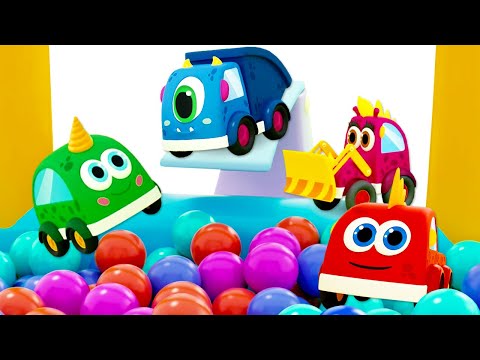 Sing with Mocas! The Trucks song for kids. Songs for Kids and Nursery Rhymes.
