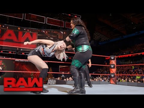 Nia Jax vs. Scarlett: Raw, Dec. 26, 2016