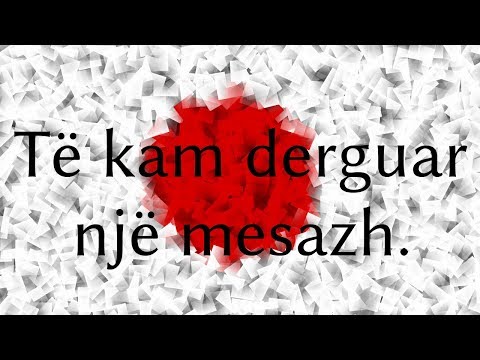 Mësoni japonezët - Të kam derguar një mesazh.
