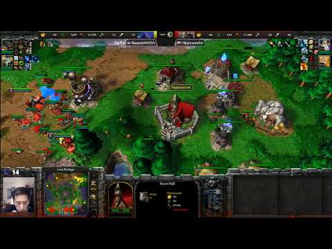Hipposaur (HU) vs FpXy (NE) - WarCraft 3 - DreamHack WarCraft Open EU Qualifer - WC3193