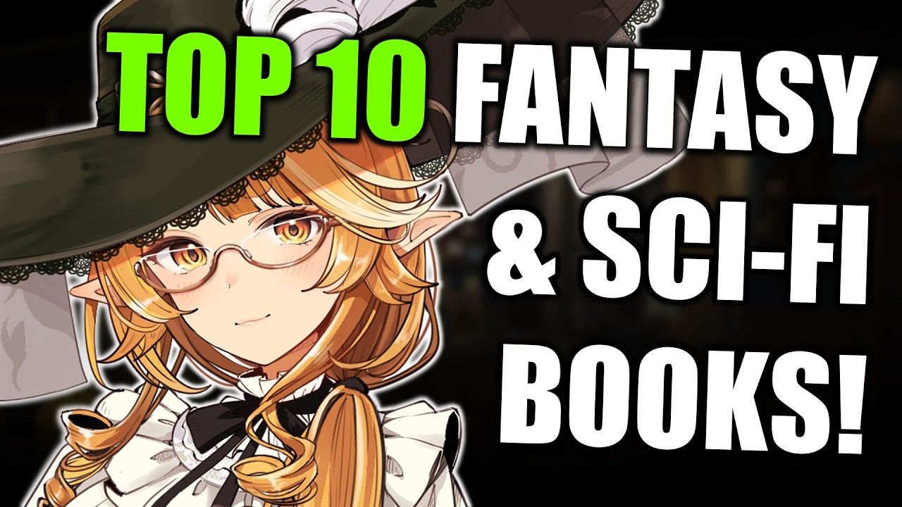 Top 10 Fantasy & Sci-Fi Books!📖 As decided by your local duck detective VTuber!🦆✨