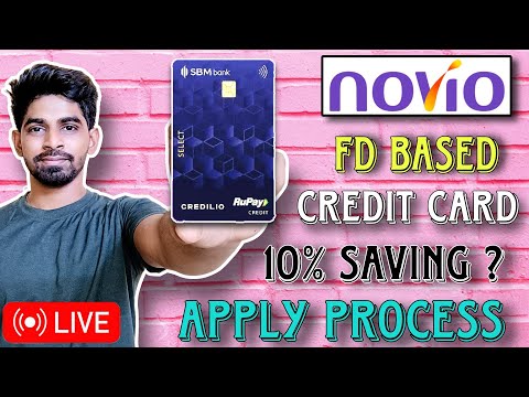 Novio FD Credit Card Live Apply Process & Reward Points Redeem|