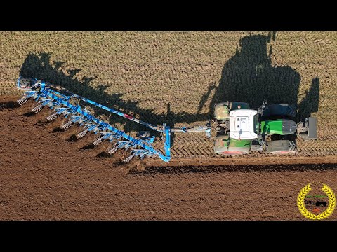 Fendt 728 Vario | Lemken Diamant 18 | 8 Schahr Aufsatteldrehpflug | Pflügen