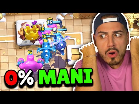 0% MANI... DECK TRENINO PEPEPE x CAPODANNO! 🤲 Clash Royale ITA