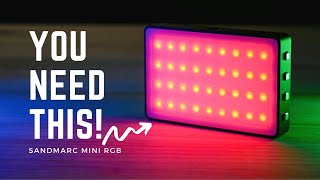 Lighting for YouTube Videos - SANDMARC Mini RGB Light Review