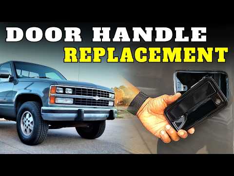 My 89 Chevy Truck gets a new DOOR HANDLE & STRIKER