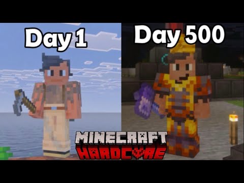 Surviving 500 days in Minecraft Hardcore Kinda…