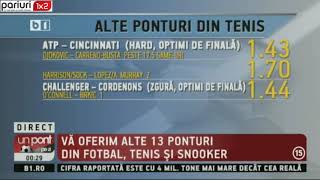 ALTE PONTURI: 13 selecții din fotbal, tenis și snooker!