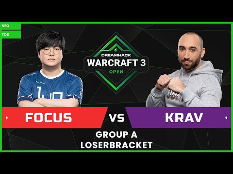 DreamHack Warcraft III Open 2021 Finals - [ORC] FoCuS vs. KraV [UD] - Group A LB