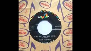 Fats Domino   if you don't know what love is R&B SOUL Dancer