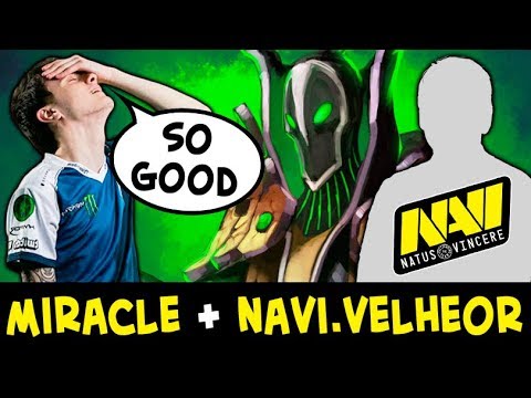 Miracle carried by NEW NaVi support Velheor on Rubick