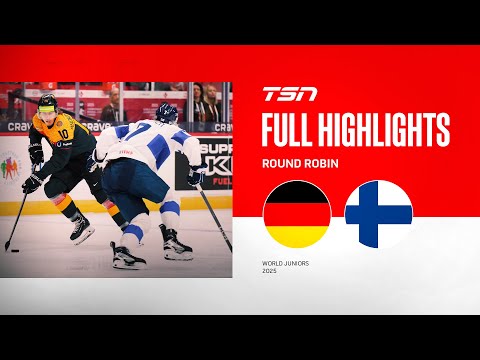 2025 World Junior Championship Highlights: Germany vs. Finland