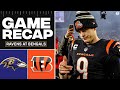 Joe Burrow, Bengals HOLD OFF Ravens to advance to face Bills in Divisional Round I FULL GAME RECAP