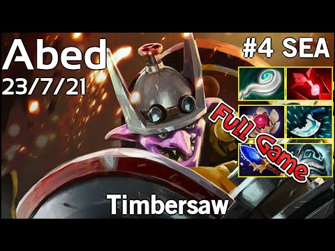 Abed  Timbersaw - Dota 2 Full Game