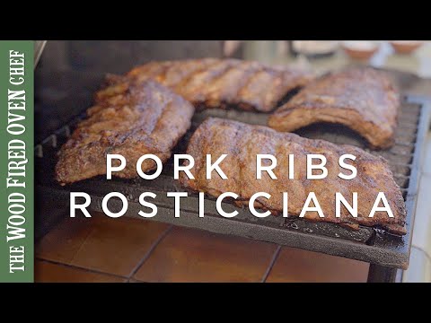 Pork Rib Rosticciana from the Wood Fired Oven