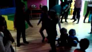Bailando en la pista