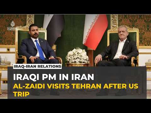 Iraq PM Ali al-Zaidi visits Iran after Washington trip amid regional tensions