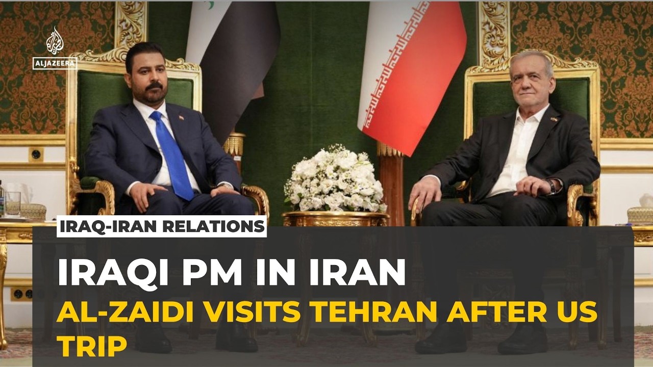 Video | Iraq PM Ali al-Zaidi visits Iran after Washington trip amid regional tensions
