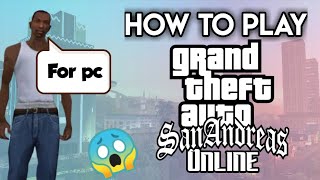 How To Play San Andreas Multiplayer On PC | GTA San Andreas Ko Online Kaise Khele?