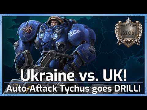 Ukraine vs. UK: Tychus goes DRILL! - Nations Cup Groups - Heroes of the Storm