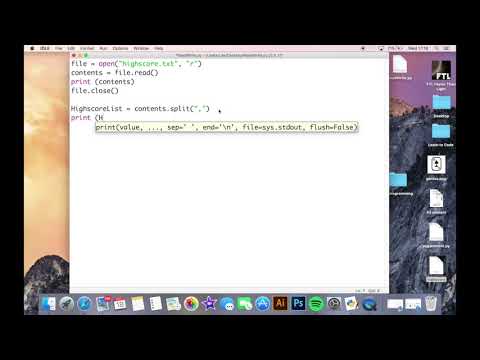 Advanced Python (GCSE Level) - Opening, Read and Writing a text document