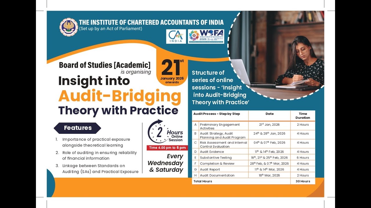 Webinar on “Insight into Audit – Bridging Theory with Practice”