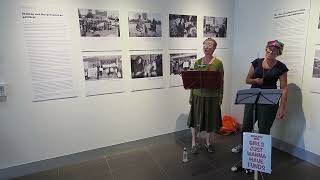Song 4 - PJs singing at 1970s Protest Photos Exhibition 8 March 2023