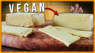 Wie du veganen Käse machst, der wie Gouda schmeckt! (einfach & lecker)