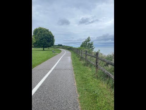 2023 07 29 biking at Waterfront trail