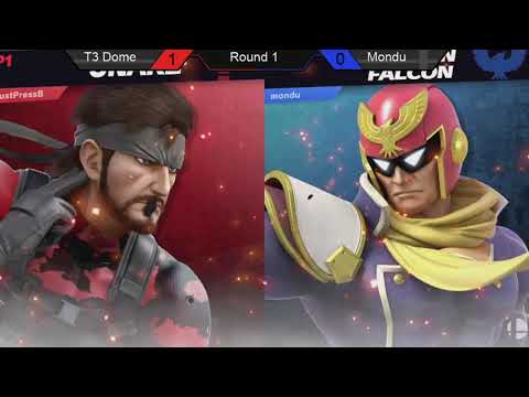 Smash Ultimate @ UCI #21 - CG | UCI | T3 DOME (Hero, Snake, Richter) vs mondu (Falcon) [WR2] -