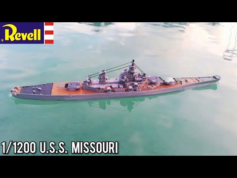 Revell Model Set Battleship U.S.S. - PLASTIKINIS modeliavimo rinkinys video