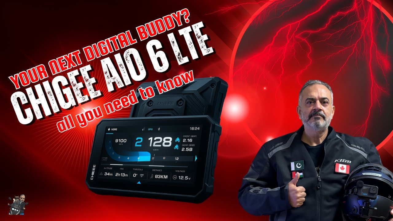 Chigee AIO-6 Review — Is the Big-Screen CarPlay Upgrade Worth It on a BMW GS? — watch the ride video