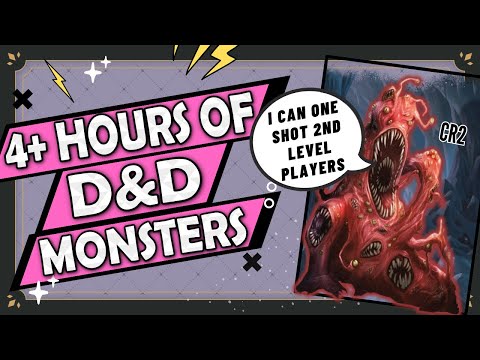 4+ Hours of DnD Monster Facts To Fall Asleep To