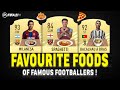 40 + FOOTBALLERS And Their Favourite FOODS! 🍽️😱 | FT. LINGARDINHO, RONALDO, MESSI... etc