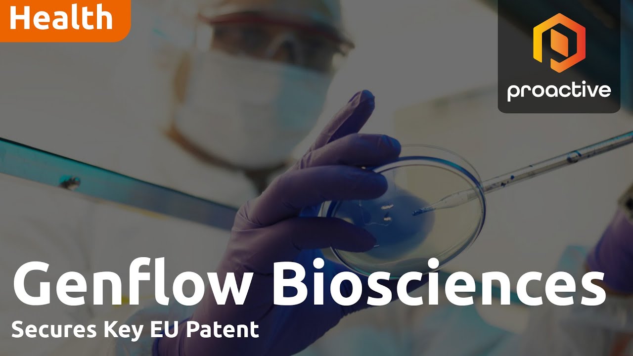 Genflow Biosciences reaches key milestone with EU patent
