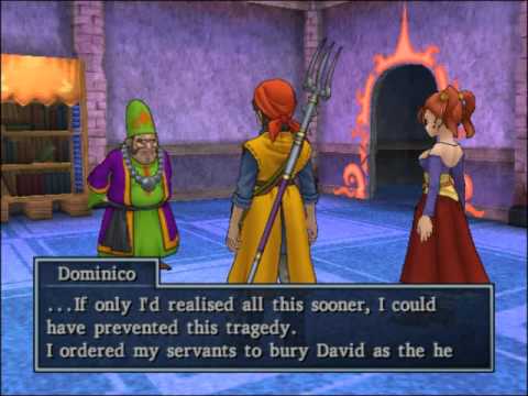 117 Dragon Quest 8 Cut-scene - David Finds Sir Leopold