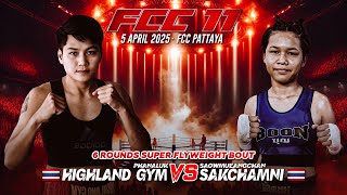 Phanaluk Highland Gym 🇹🇭 VS Saowmueangchan Sakchamni 🇹🇭  | FCC 11 | 5 April 2025