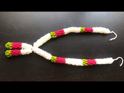 क्रोशाचा हार : How to Crochet a Beautiful Garland for God: Tutorial with Step-by-Step Instructions