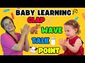 First Words Gestures Baby Learn To Clap Wave Point Nod Baby Learning Video For Toddlers