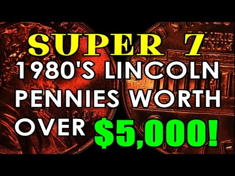 SUPER 7 1980's Lincoln Pennies Worth $5,000++ - Look For These...No One Else Is!