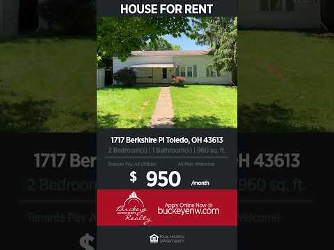 FB For Rent 1717 Berkshire Toledo Ohio